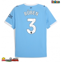 Camisa de Futebol Manchester City Ruben Dias #3 Equipamento Principal 2025-26 Manga Curta